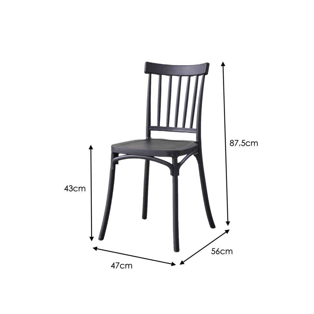 Juego de Comedor Deri · 4 Sillas