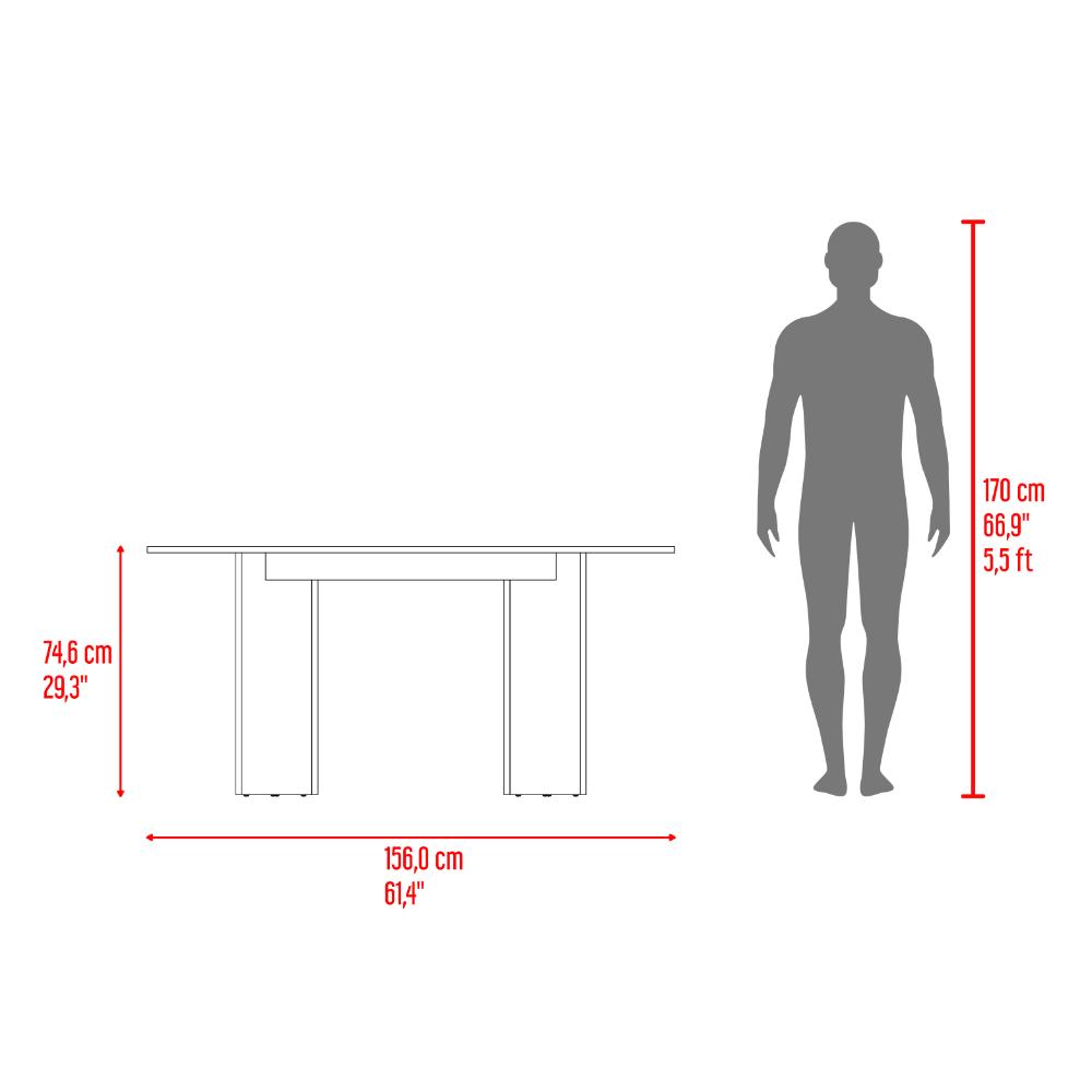 Juego de Comedor Ponty · 4 Sillas