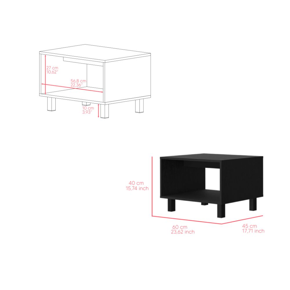 Combo para Sala Pity, Wengue, Incluye Mesa para TV 65" y Mesa de Centro