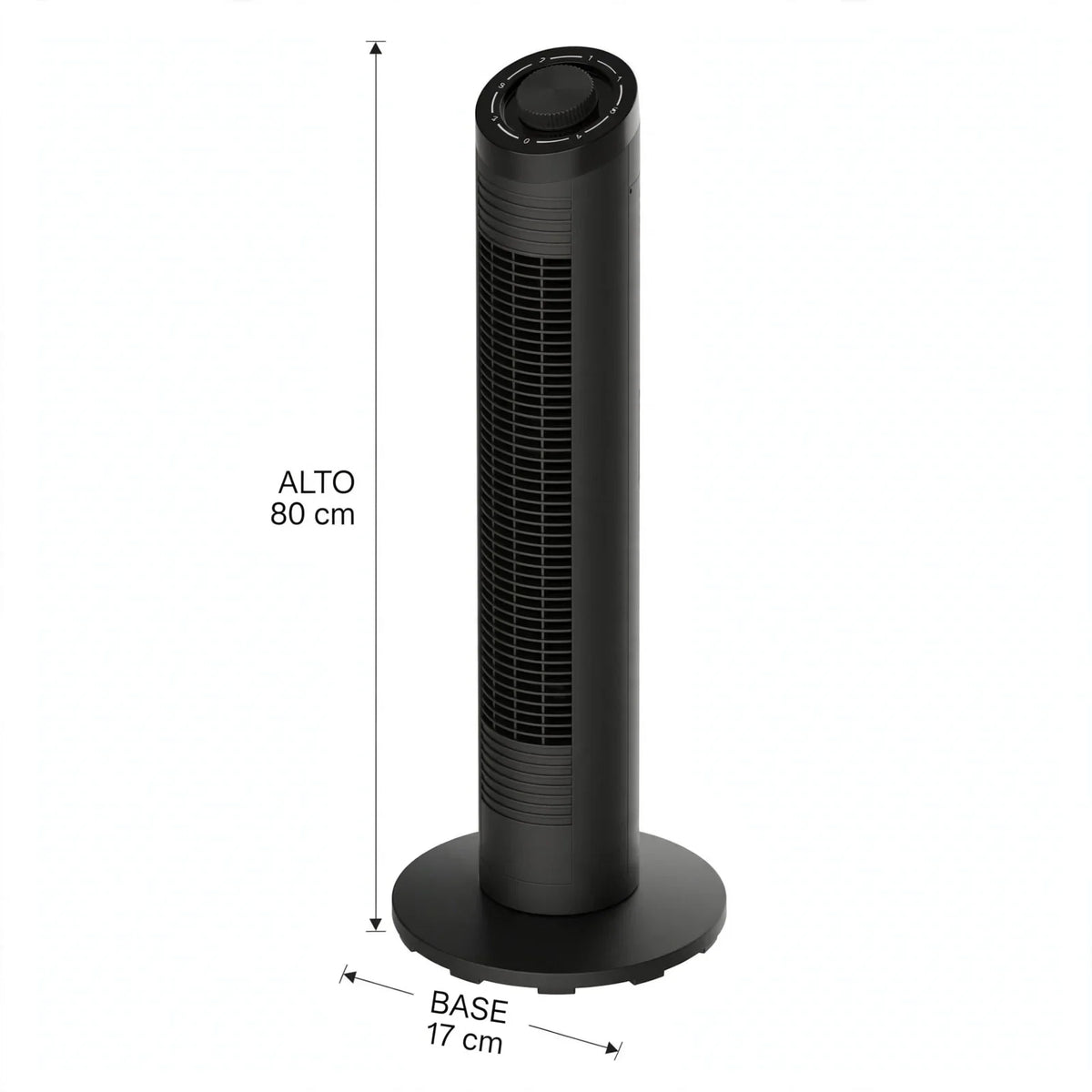 Ventilador de Torre Ventus 32 · Negro