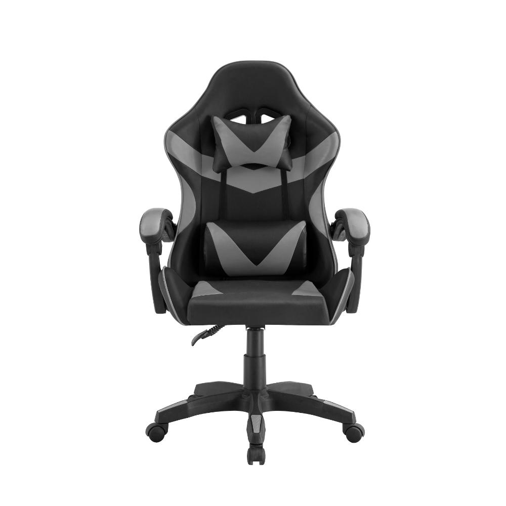Combo gamer Fire escritorio con luz LED y silla gamer gris reclinable