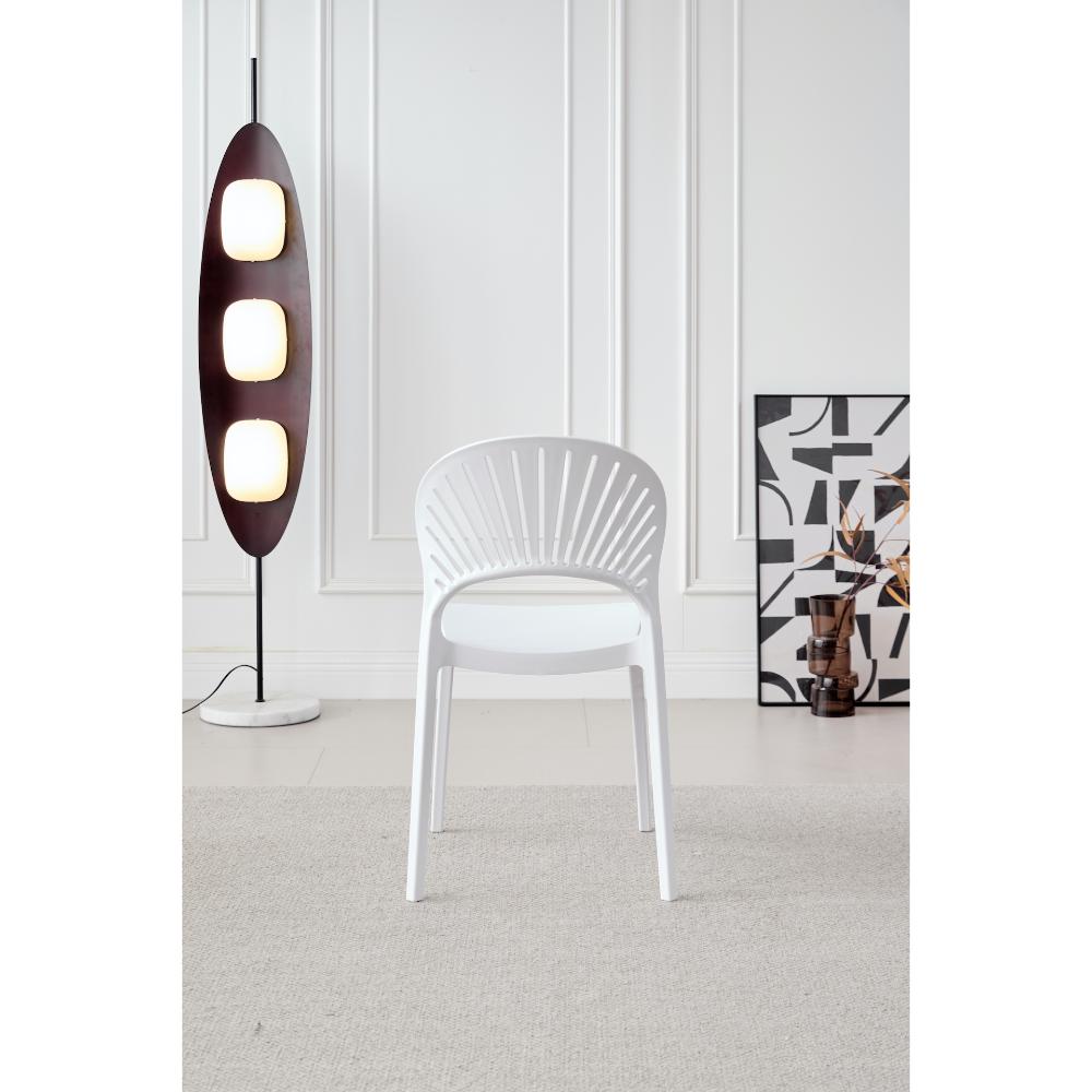 Set de 6 Sillas Paraíso, Color Blanco, Diseño Moderno