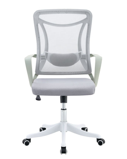 Combo para Oficina Smart, Incluye Escritorio y Silla de Escritorio blanco, vista posterior