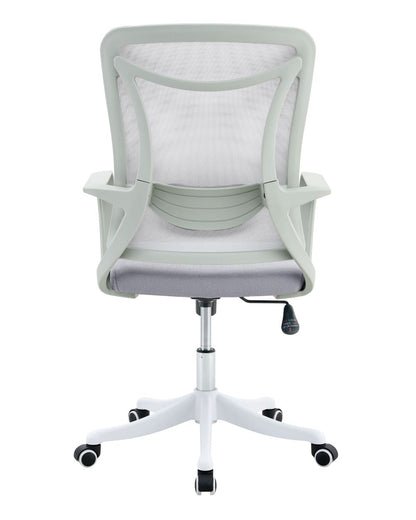 Combo para Oficina Smart, Incluye Escritorio y Silla de Escritorio blanco, en ambiente