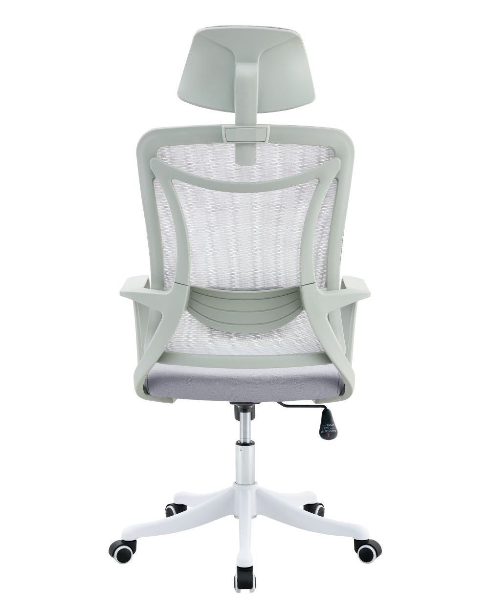 Combo Style escritorio y silla de oficina con respaldo en malla - medidas