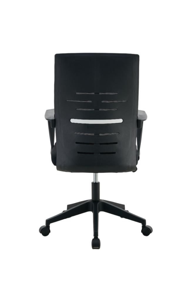 Silla de Escritorio Vertex, Negro, ergonómica con reposabrazos, en ambiente
