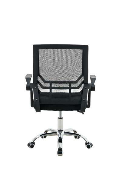 Silla de Escritorio Legacy, Negro, ergonómica con reposabrazos, en ambiente