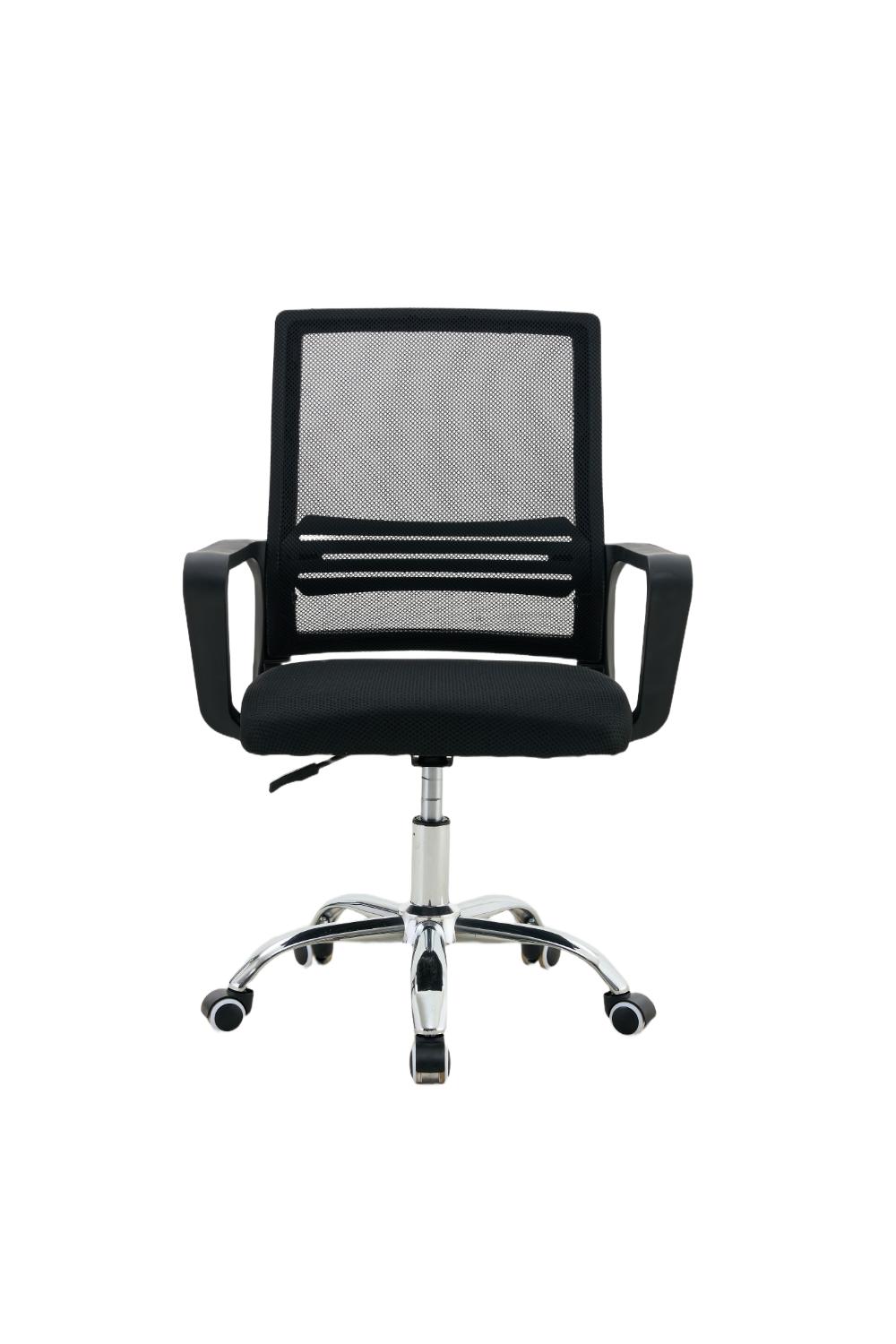 Silla de Escritorio Imperial, Negro, ergonómica con reposabrazos, detalle