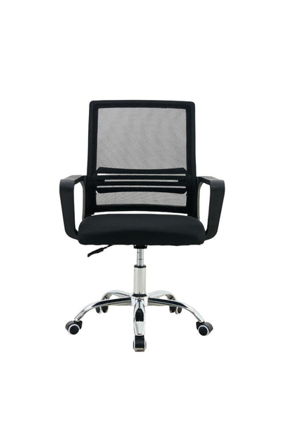 Silla de Escritorio Imperial, Negro, ergonómica con reposabrazos, detalle