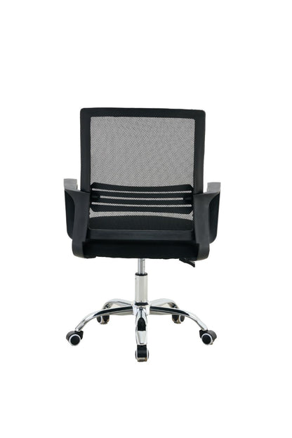 Silla de Escritorio Imperial, Negro, ergonómica con reposabrazos, en ambiente