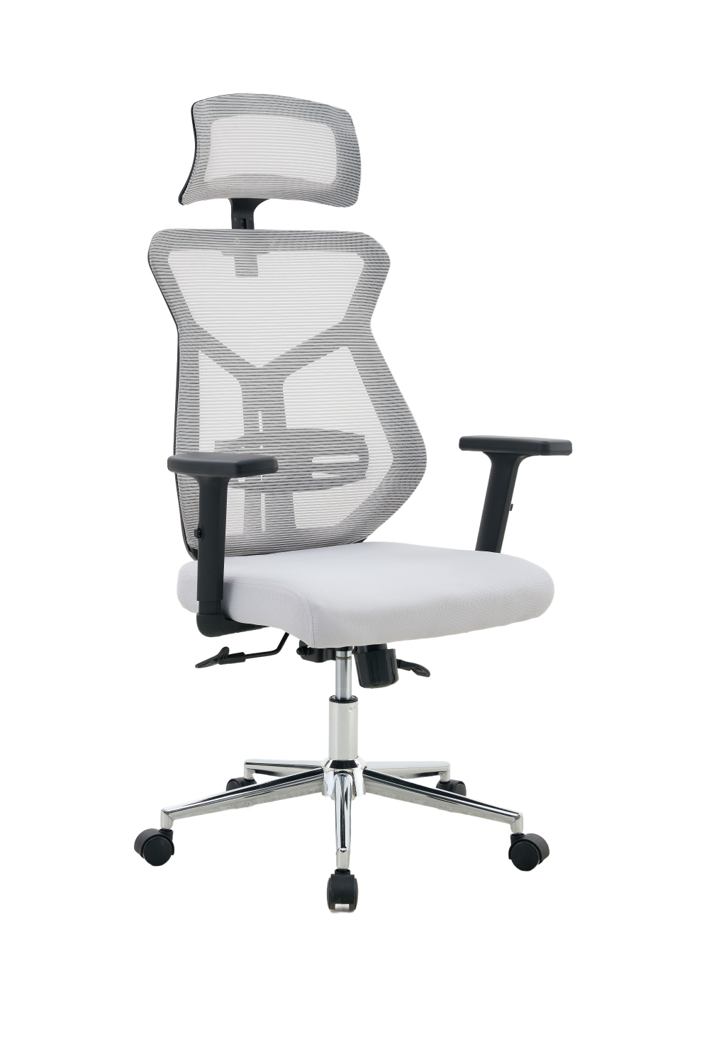 Silla de Escritorio Prime, Gris, Ergonómica con Altura Ajustable, detalle