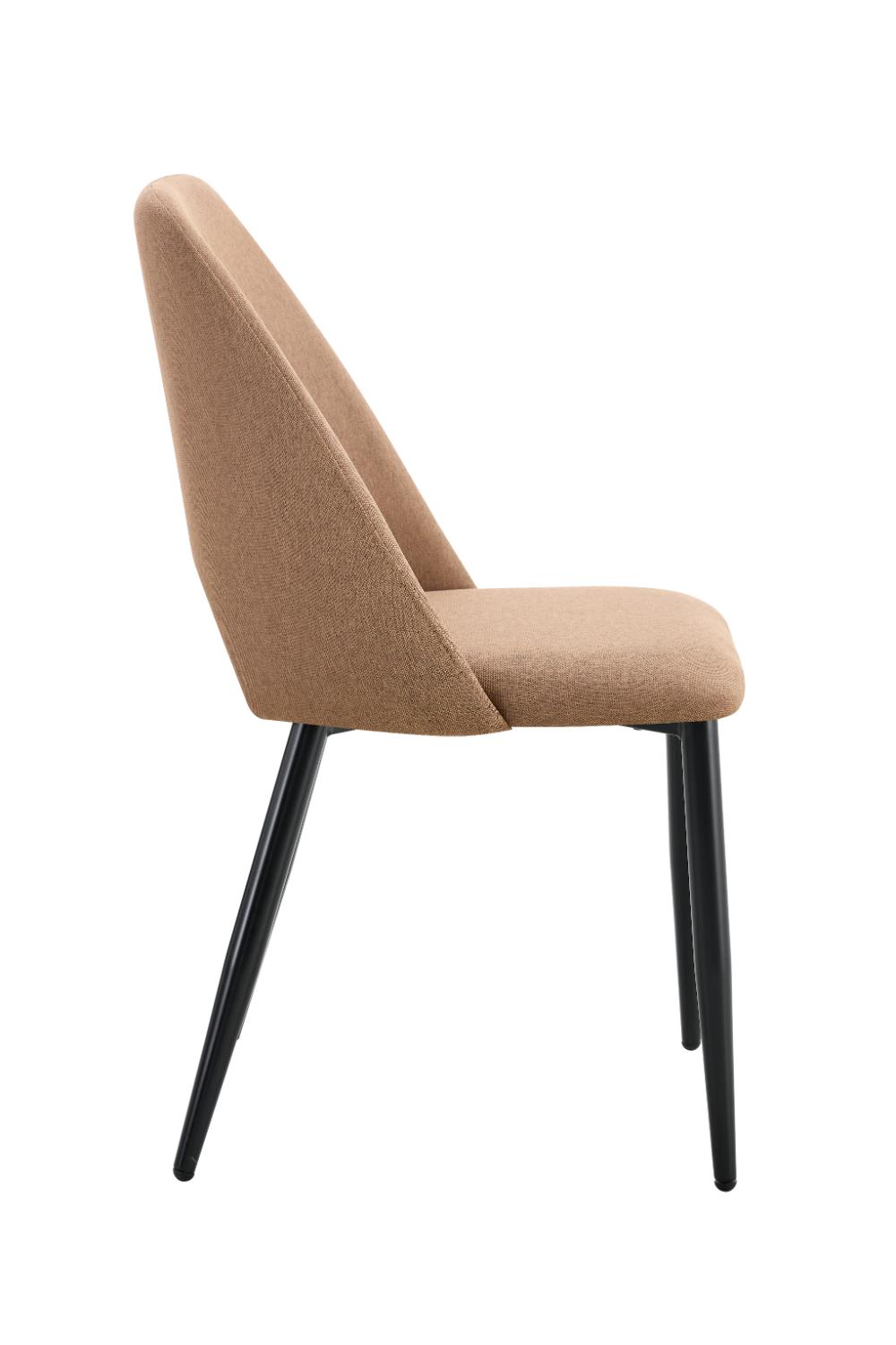 Set de 2 Sillas Urban, Color Marrón, con Espaldar y Diseño Moderno