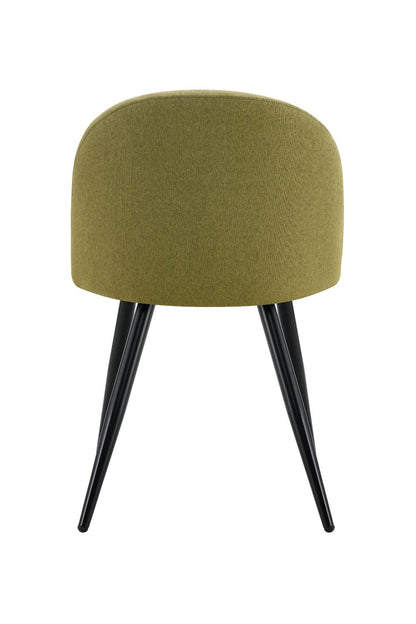 Set de 4 Sillas Core, Color Verde, con Espaldar y Diseño Moderno