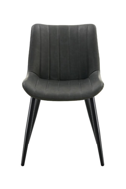 Set de 2 Sillas Nova, Color Negro, con Espaldar y Diseño Moderno, en ambiente