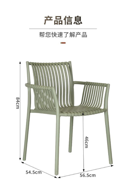 Juego de Comedor Marow · 4 Sillas · Verde Oliva