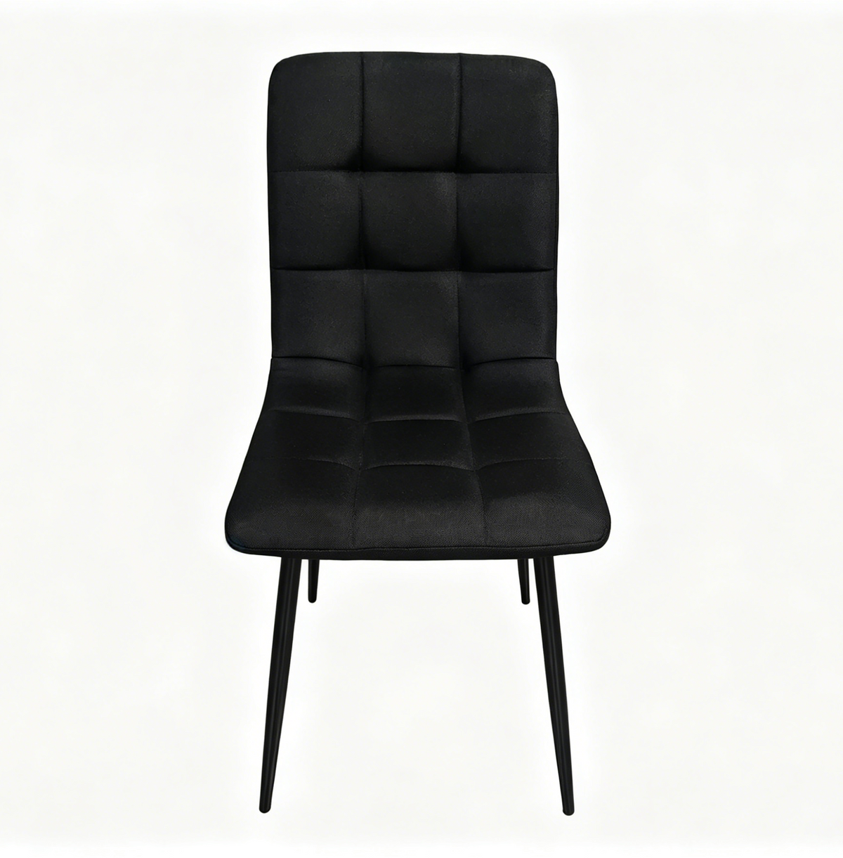 Set de 4 Sillas Flex, Color Negro, con Espaldar y Diseño Moderno, detalle interior