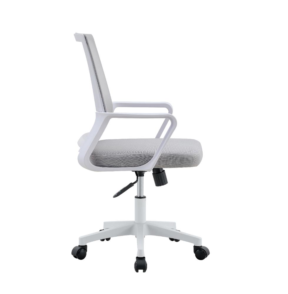 Silla de Escritorio Regal, Gris, Ergonómica con Reposabrazos, vista posterior