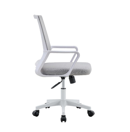 Silla de Escritorio Regal, Gris, Ergonómica con Reposabrazos, vista posterior