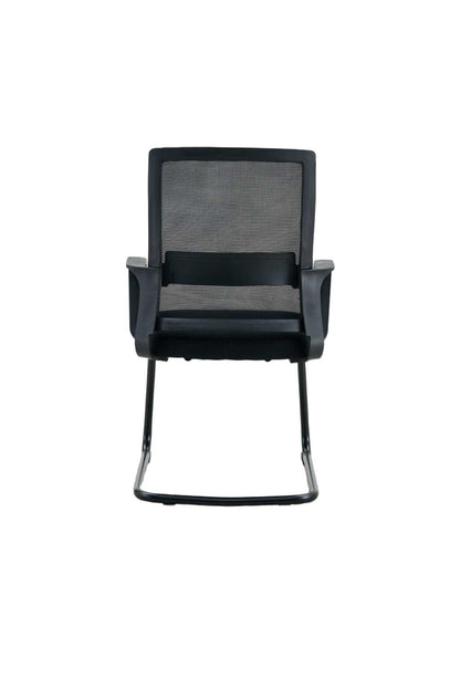 Silla de Escritorio Prestige, Negro, ergonómica con reposabrazos, vista posterior