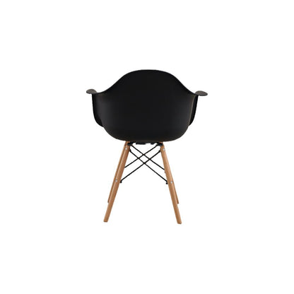 Juego de Comedor Lino · 4 Sillas · Negro