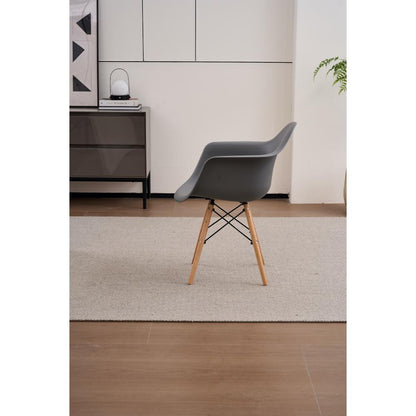 Juego de Comedor Lume · 4 Sillas · Gris