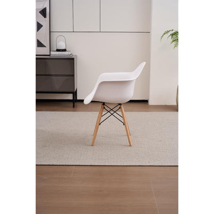 Juego de Comedor Noa · 4 Sillas · Blanco
