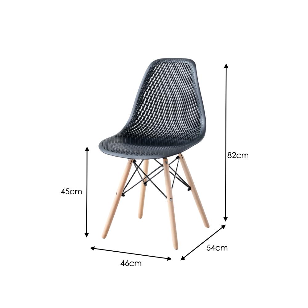 Juego de Comedor Cale · 4 Sillas Aira