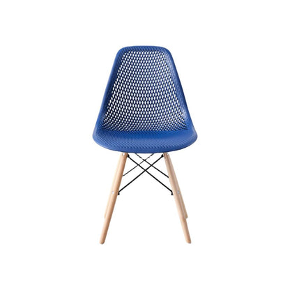 Juego de Comedor Rosa · 4 Sillas · Azul