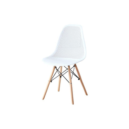 Juego de Comedor Mode · 4 Sillas · Blanco