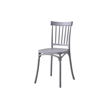 Juego de Comedor Vivent · 4 Sillas · Gris Oscuro