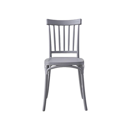 Juego de Comedor Vivent · 4 Sillas · Gris Oscuro