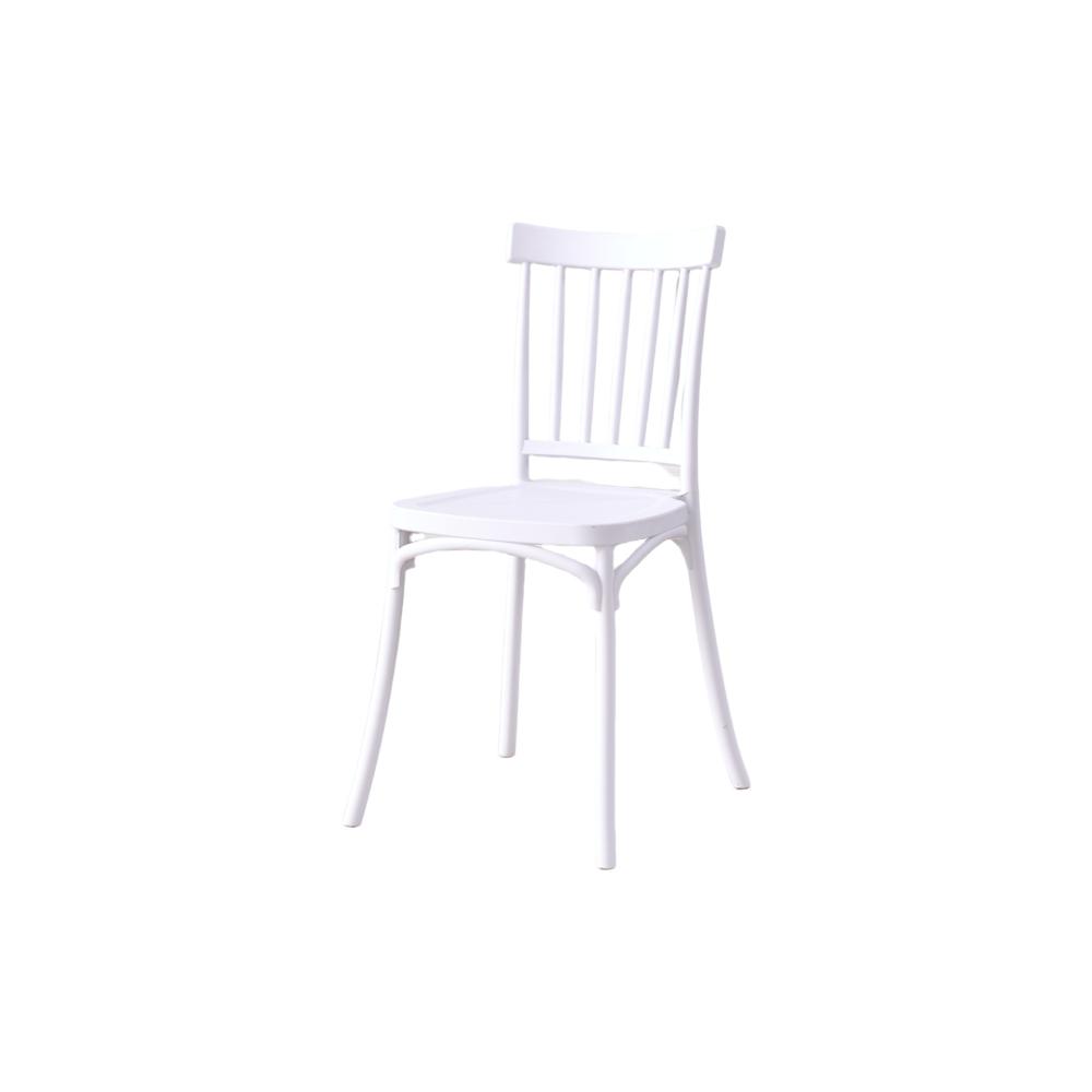 Juego de Comedor Mopry · 4 Sillas · Blanco