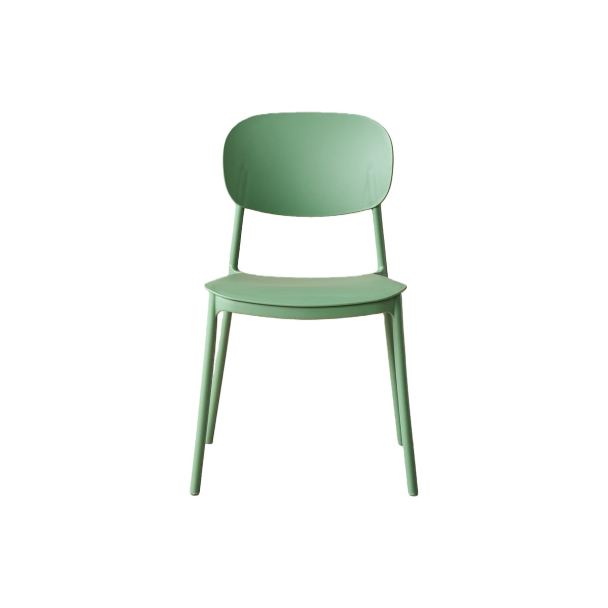 Set de 2 Sillas Milán, Color Verde, con Espaldar y Diseño Moderno