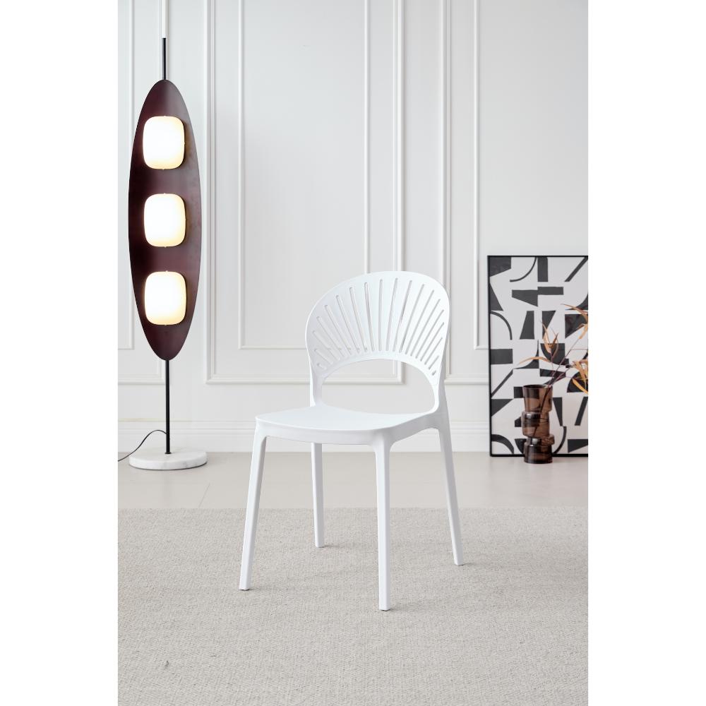 Set de 6 Sillas Paraíso, Color Blanco, Diseño Moderno