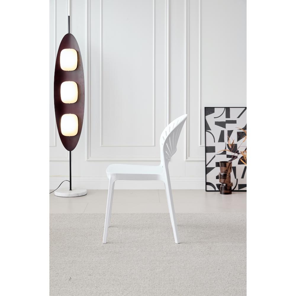 Set de 6 Sillas Paraíso, Color Blanco, Diseño Moderno