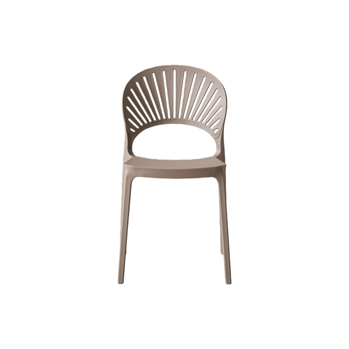 Set de 2 Sillas Paraíso, Color Taupe, con Espaldar y Diseño Moderno