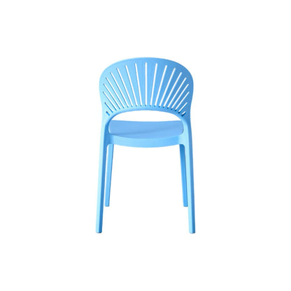 Set de 2 Sillas Paraíso, Color Azul, con Espaldar y Diseño Moderno