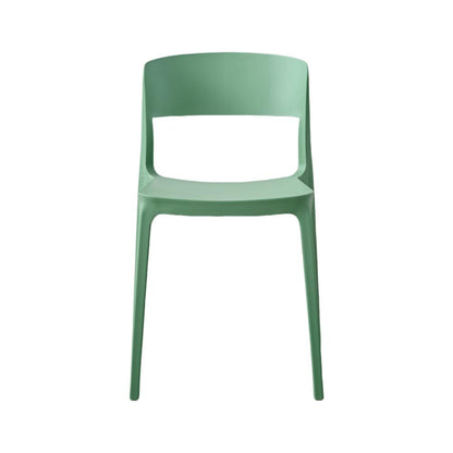 Silla Mónaco, Color Verde Oliva, con Espaldar y Diseño Moderno, detalle de patas