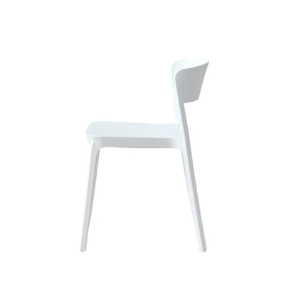 Set de 2 Sillas Mónaco, Color Blanco, con Espaldar y Diseño Moderno, abierto