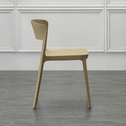 Silla Mónaco, Color Khaki, con Espaldar y Diseño Moderno