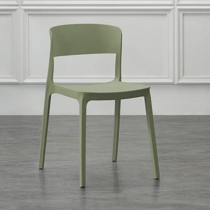 Silla Mónaco, Color Verde, con Espaldar y Diseño Moderno