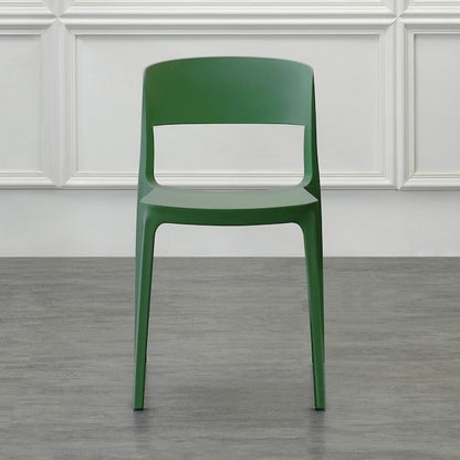 Set de 4 Sillas Mónaco, Color Verde Olivo, con Espaldar y Diseño Moderno