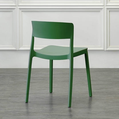 Set de 4 Sillas Mónaco, Color Verde Olivo, con Espaldar y Diseño Moderno