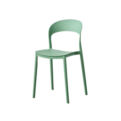 Juego de Comedor Gaska · 4 Sillas · Verde Oliva