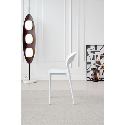 Juego de Comedor Éter · 4 Sillas · Blanco