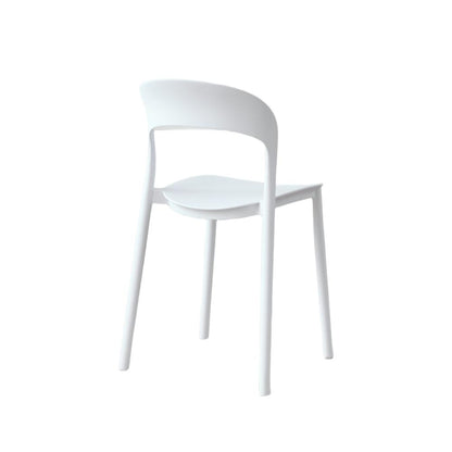 Combo Aura, Incluye Comedor y 4 Sillas con Espaldar Color Blanco grafito, en ambiente