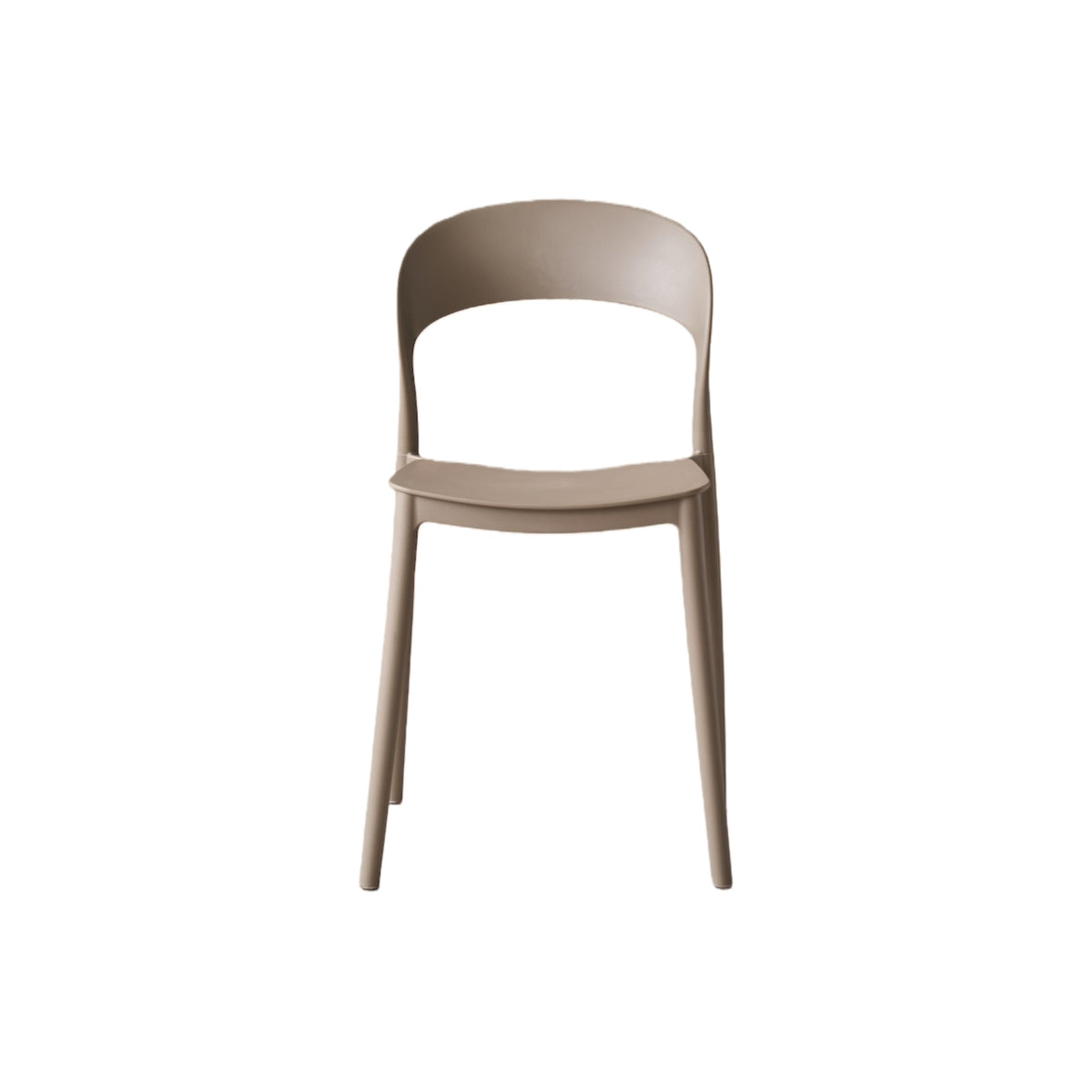 Set de 4 Sillas Patrick, Color Taupe, con Espaldar y Diseño Moderno