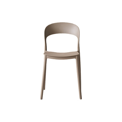 Set de 4 Sillas Patrick, Color Taupe, con Espaldar y Diseño Moderno