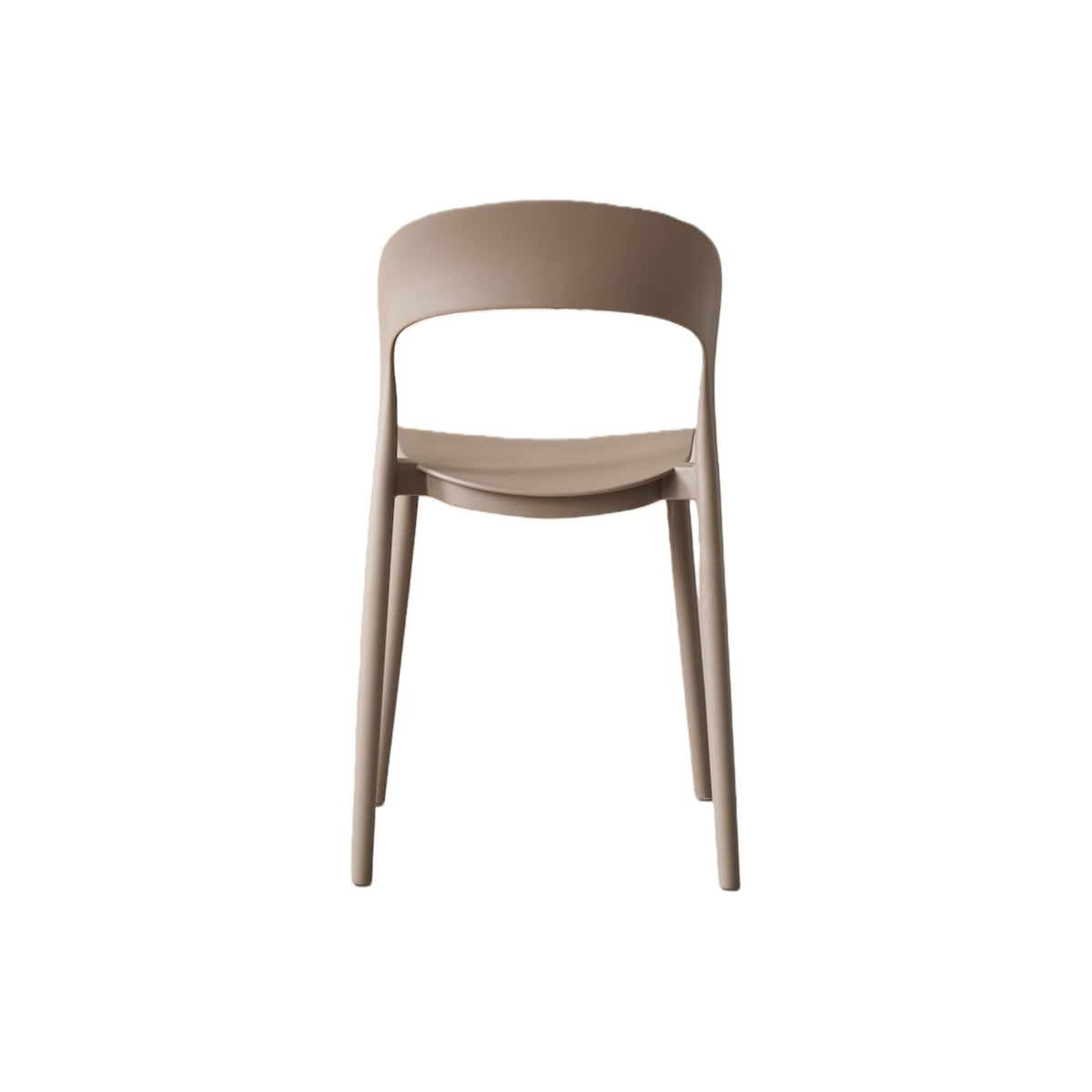 Set de 4 Sillas Patrick, Color Taupe, con Espaldar y Diseño Moderno