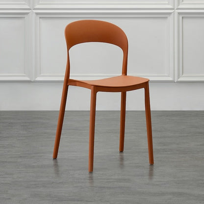 Silla Patrick, Color Terracota, con Espaldar y Diseño Moderno